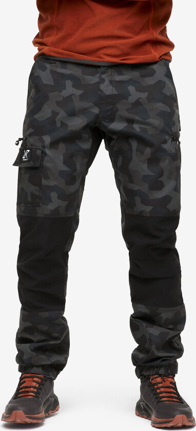 Turbukse & Fritidsbukse, Nordwand Pants Herre Anthracite Camo, Størrelse:S