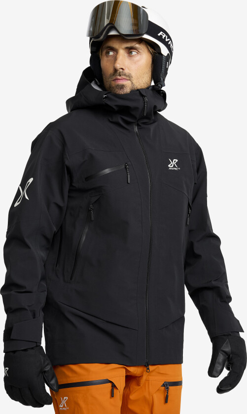 Atlas 3L Ski Jacket Herre Black, Størrelse:L - Skalljakke, Turjakke & Vindjakke