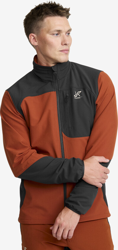 Skalljakke, Turjakke & Vindjakke, Ridge Trek Jacket Herre Rusty Orange/Anthracite, Størrelse:3XL