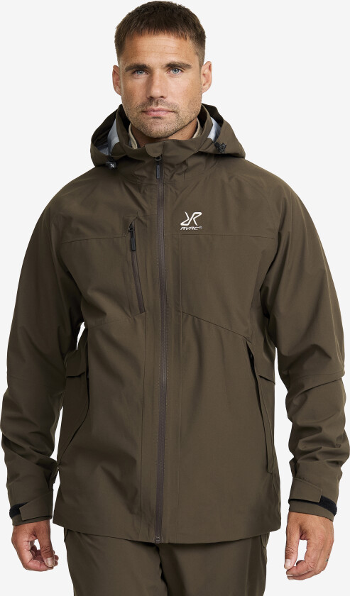 Cloud 3L Shell Jacket Herre Mud, Størrelse:XL - Skalljakke, Turjakke & Vindjakke