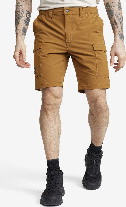 Bukser > Shorts, Adventure Cargo Stretch Shorts Herre Rubber, Størrelse:XS
