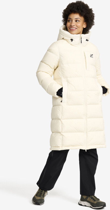 Skalljakke, Turjakke & Vindjakke, Flexpedition Down Parka Dame Tofu, Størrelse:XS