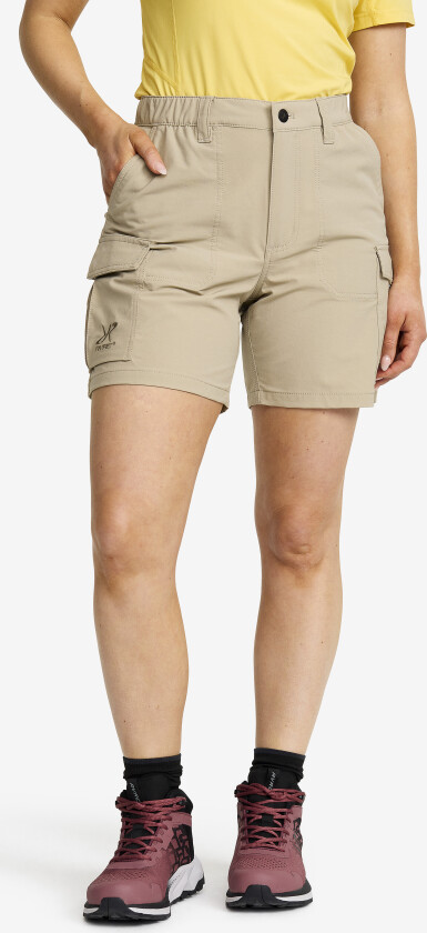 Adventure Cargo Stretch Shorts Dame Aluminium, Størrelse:L - Dame > Bukser > Shorts