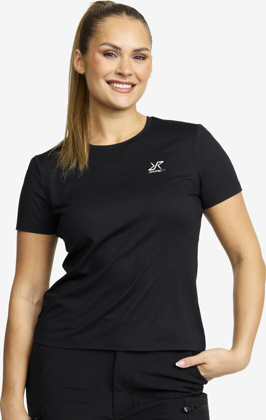 Mission T-shirt Dame Black, Størrelse:XS - Dame > Overdeler > T-skjorter