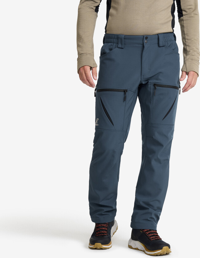 Hiball Softshell Pants Herre Moonlit Ocean, Størrelse:3XL - Bukser > Softshellbukser