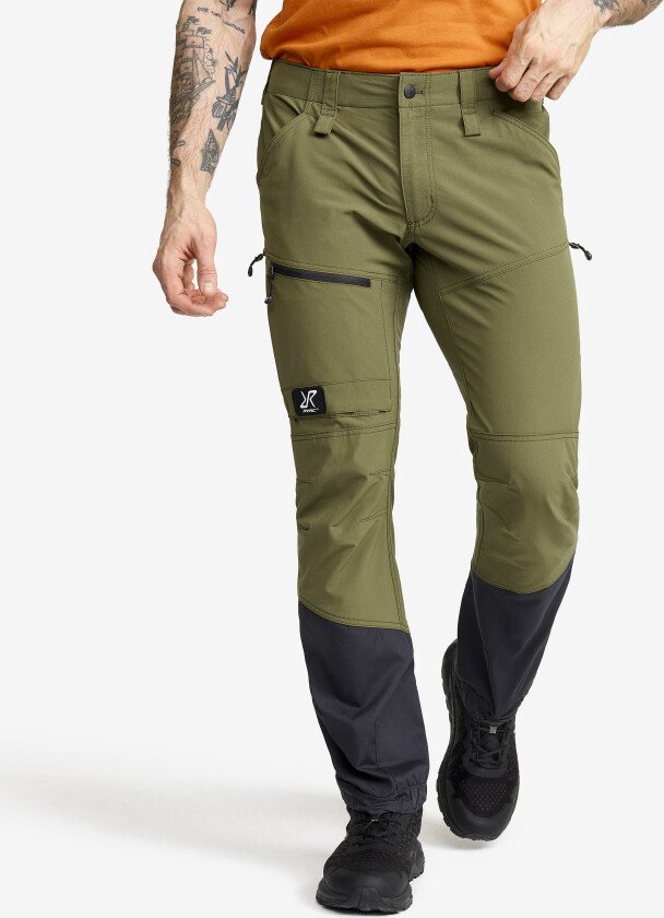 Range Pro Pants Herre Burnt Olive/Anthracite, Størrelse:M - Turbukse & Fritidsbukse