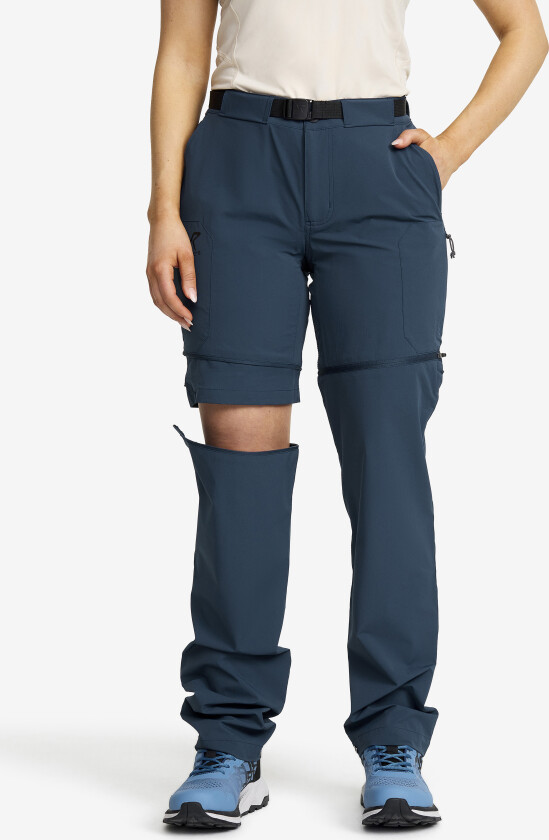 Universe Lightweight Zip-off Pants Dame Moonlit Ocean, Størrelse:2XL - Zip-off-bukser