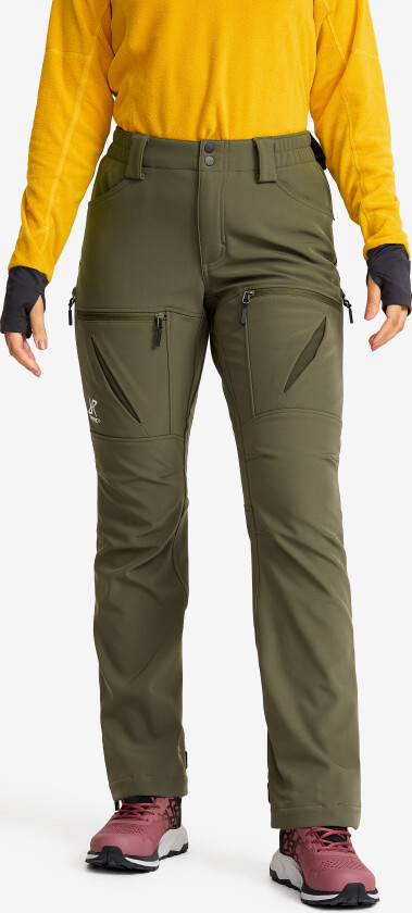 Dame > Bukser > Softshellbukser, Hiball Softshell Pants Dame Grape Leaf, Størrelse:4XL