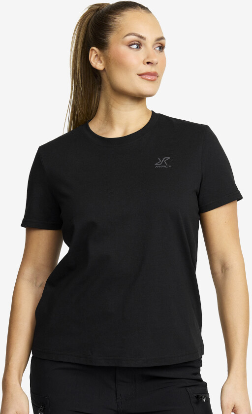Dame > Overdeler > T-skjorter, Easy T-shirt Dame Black, Størrelse:XS