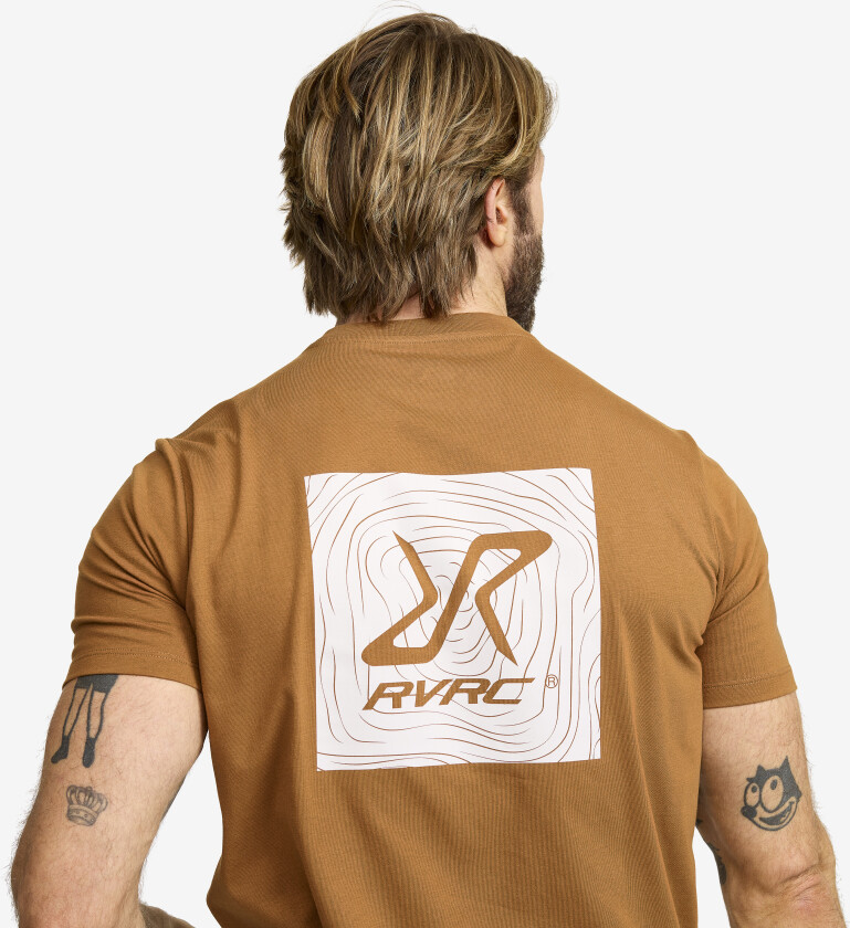 Herre > Overdeler > T-skjorter, Easy Tree T-shirt Herre Rubber, Størrelse:S