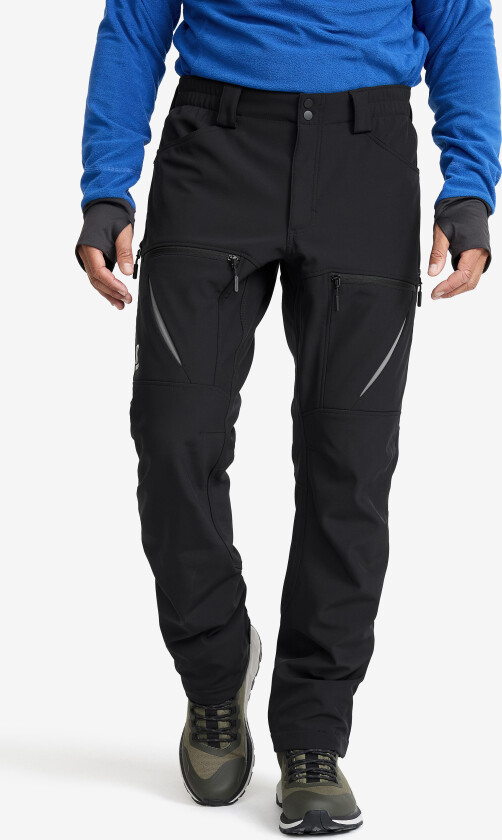 Bukser > Softshellbukser , Hiball Softshell Pants Herre Black, Størrelse:M