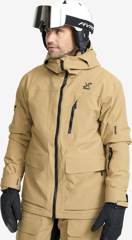 Halo 2L Insulated Ski Jacket Herre Kelp Beige, Størrelse:2XL - Skalljakke, Turjakke & Vindjakke