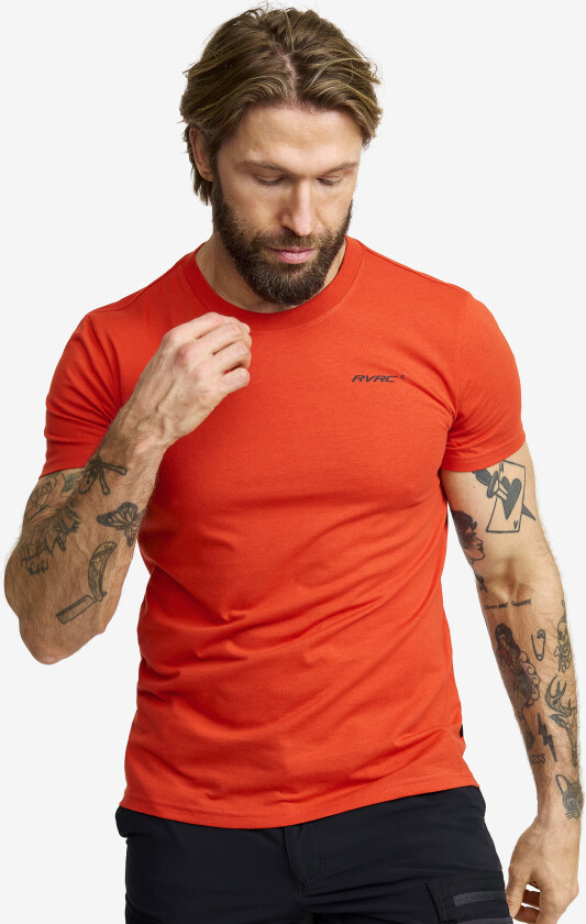 Herre > Overdeler > T-skjorter, Easy T-shirt Slim Fit Herre Pureed Pumpkin, Størrelse:S