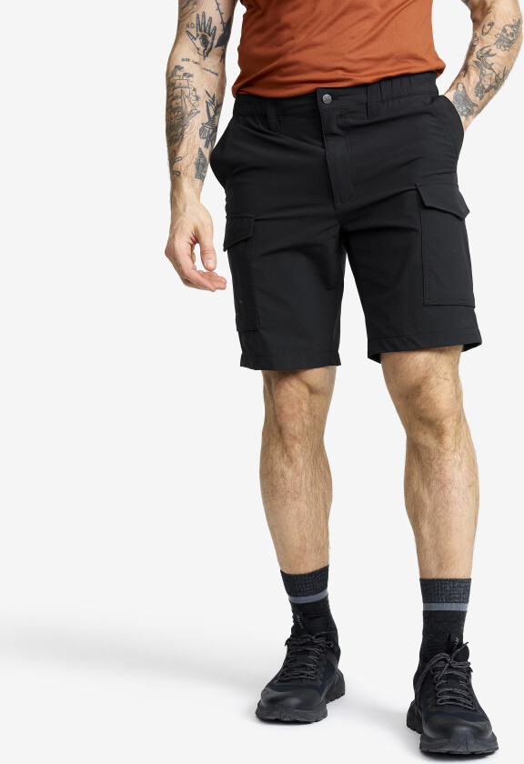 Adventure Cargo Stretch Shorts Herre Black, Størrelse:M - Bukser > Shorts