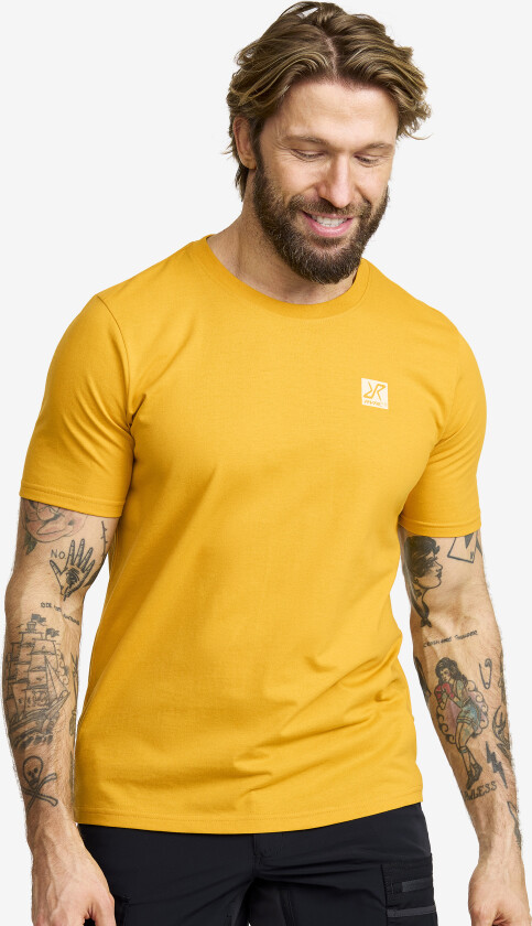 Herre > Overdeler > T-skjorter, Easy T-shirt Herre Golden Yellow, Størrelse:M