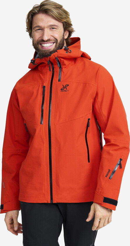 Skalljakke, Turjakke & Vindjakke, Cyclone 3L Shell Jacket Herre Pureed Pumpkin, Størrelse:XL