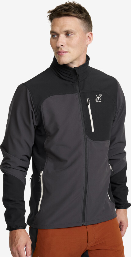 Skalljakke, Turjakke & Vindjakke, Ridge Trek Jacket Herre Black/Anthracite, Størrelse:S