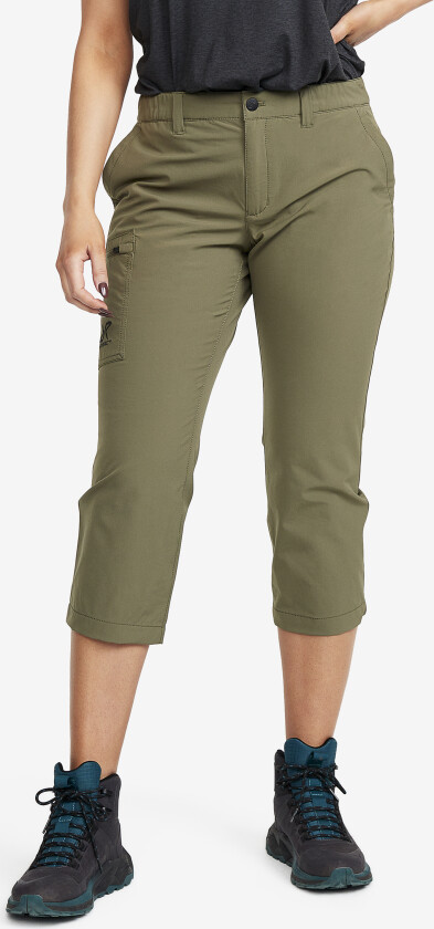Turbukse & Fritidsbukse, Loyal 3/4 Stretch Pants Dame Kalamata, Størrelse:L