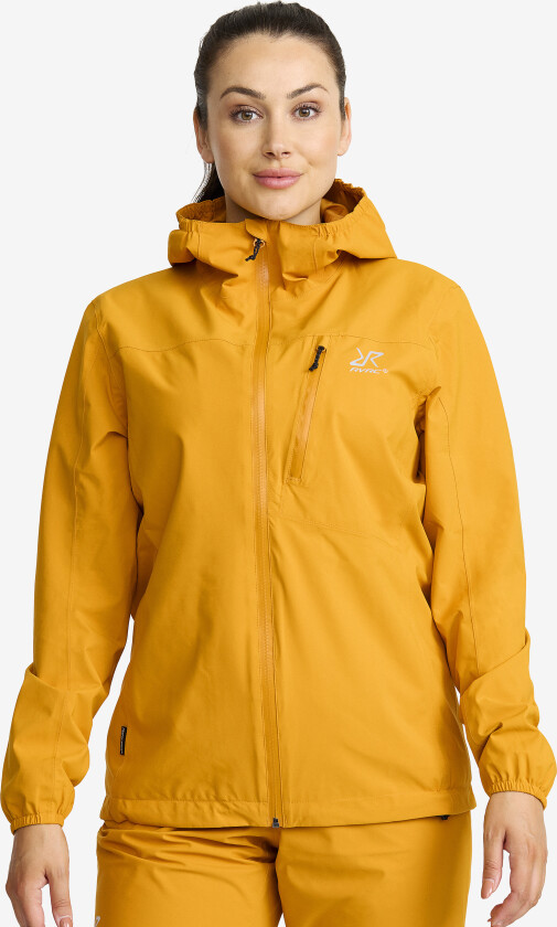 Vector 2L Jacket Dame Golden Yellow, Størrelse:XL - Skalljakke, Turjakke & Vindjakke