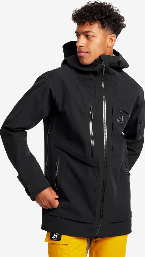 Cyclone Long 3L Jacket Herre Black,