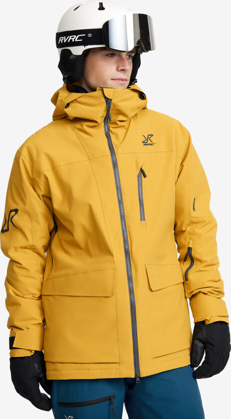 Halo 2L Insulated Ski Jacket Herre Harvest Gold, Størrelse:XL - Skalljakke, Turjakke & Vindjakke