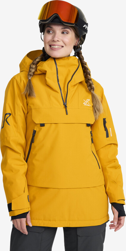 Skalljakke, Turjakke & Vindjakke, Halo 2L Insulated Ski Anorak Dame Golden Yellow, Størrelse:M
