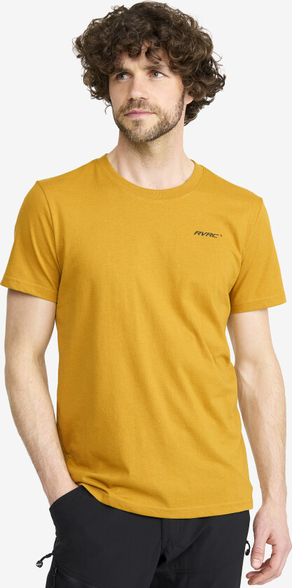 Herre > Overdeler > T-skjorter, Easy T-shirt Slim Fit Herre Harvest Gold, Størrelse:2XL