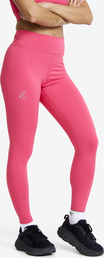 Outdoor Tights, Flow High-waisted Leggings Dame Fandango Pink, Størrelse:M
