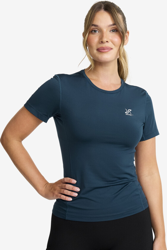 Dame > Overdeler > T-skjorter, Stride Active T-shirt Dame Moonlit Ocean, Størrelse:4XL