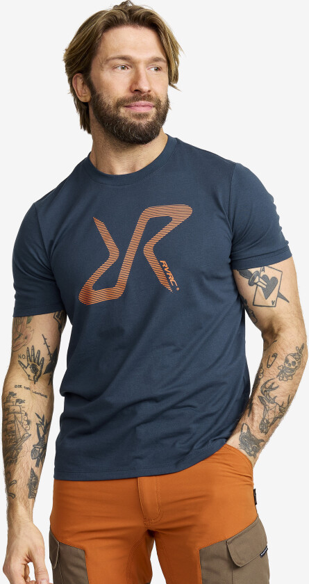 Easy Graphic Logo T-Shirt Herre Moonlit Ocean, Størrelse:L - Herre > Overdeler > T-skjorter