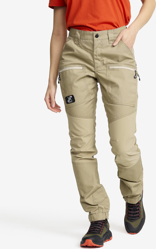 Turbukse & Fritidsbukse, Nordwand Pro Pants Dame Khaki, Størrelse:M