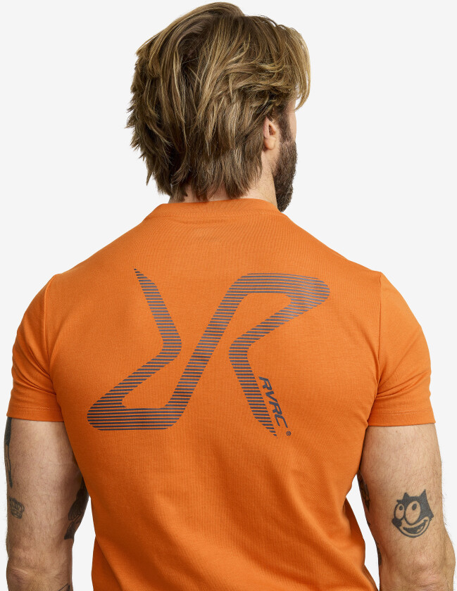 Herre > Overdeler > T-skjorter, Easy Graphic Logo T-shirt Slim Fit Herre Hawaiian Sunset, Størrelse:XS