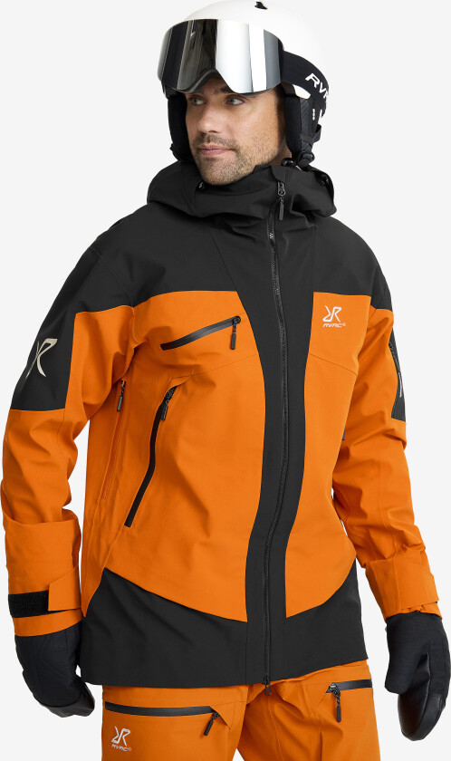 Skalljakke, Turjakke & Vindjakke, Atlas 3L Ski Jacket Herre Hawaiian Sunset/Black, Størrelse:XS