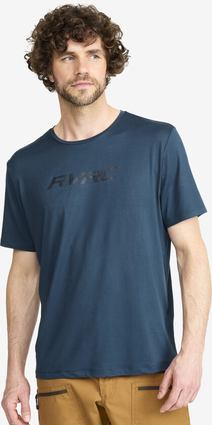 Herre > Overdeler > T-skjorter, Mission Logo T-shirt Herre Moonlit Ocean, Størrelse:XL