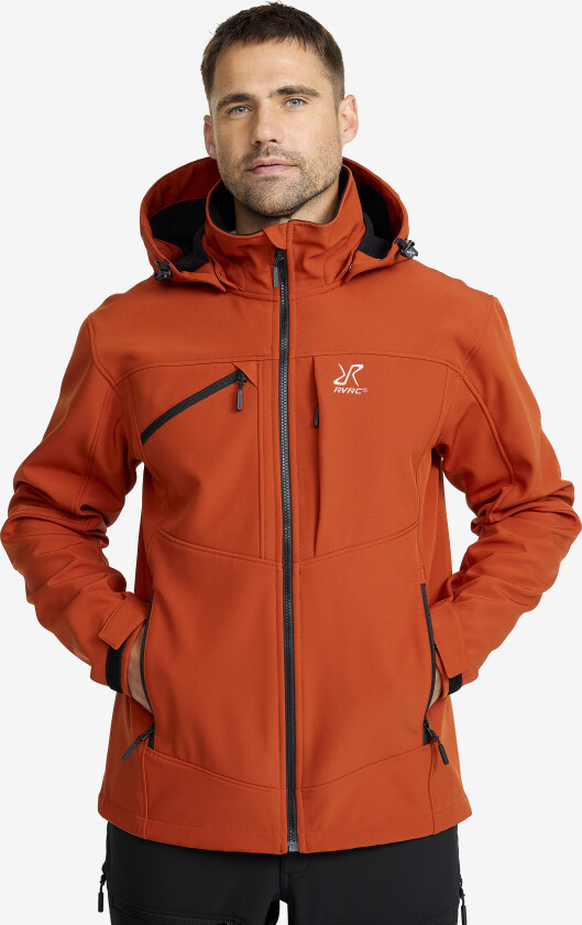 Hiball Softshell Jacket Herre Rooibos Tea, Størrelse:L - Jakker > Softshelljakker