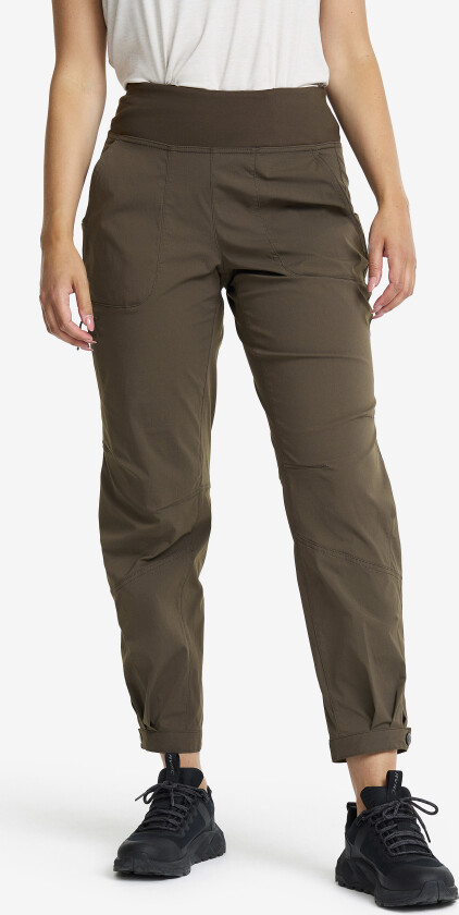 Breezy Outdoor Pants Dame Mud, Størrelse:XL - Turbukse & Fritidsbukse