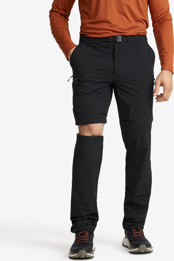 Zip-off-bukser, Universe Lightweight Zip-off Pants Herre Black, Størrelse:L