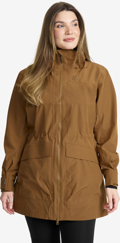 Skalljakke, Turjakke & Vindjakke, Nevis 2L Parka Dame Rubber, Størrelse:S