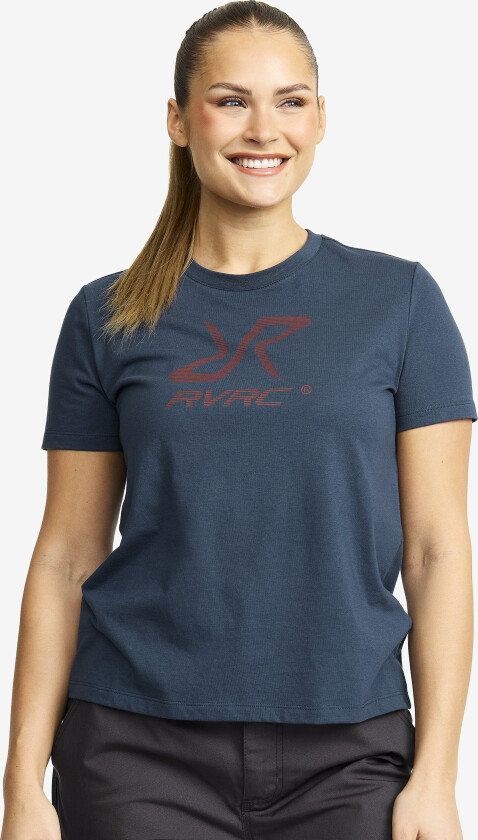 Dame > Overdeler > T-skjorter, Easy Graphic Logo T-shirt Dame Moonlit Ocean, Størrelse:2XL