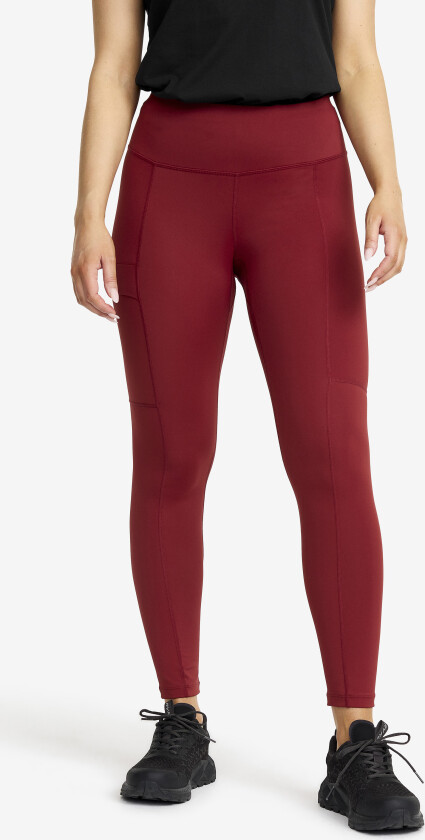 Energy Highwaist Tights Dame Pomegranate, Størrelse:2XL - Outdoor Tights