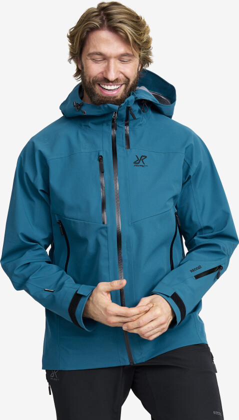 Skalljakke, Turjakke & Vindjakke, Cyclone 3L Shell Jacket Herre Moroccan Blue, Størrelse:2XL