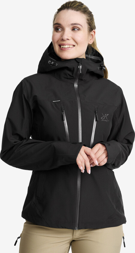 Silence Proshell 3L Jacket Dame Black/Anthracite, Størrelse:2XL - Skalljakke, Turjakke & Vindjakke