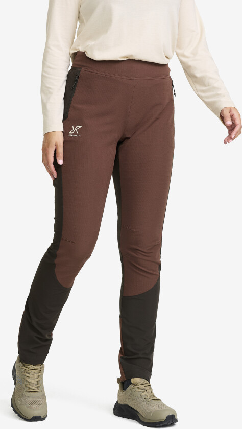 Turbukse & Fritidsbukse, Ridge Trek Pants Dame Espresso /Brown Stone, Størrelse:S