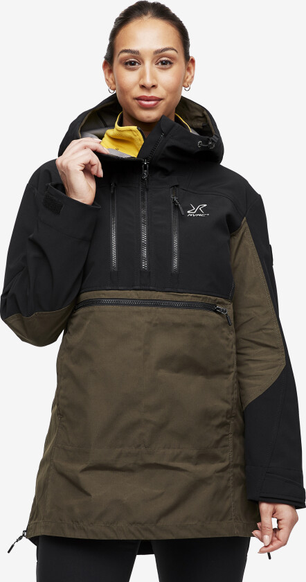 Outdoor Anorak Dame Mud, Størrelse:S - Skalljakke, Turjakke & Vindjakke