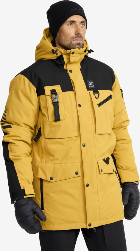 Saviour Tech 2L Insulated Parka Herre Harvest Gold, Størrelse:3XL - Skalljakke, Turjakke & Vindjakke