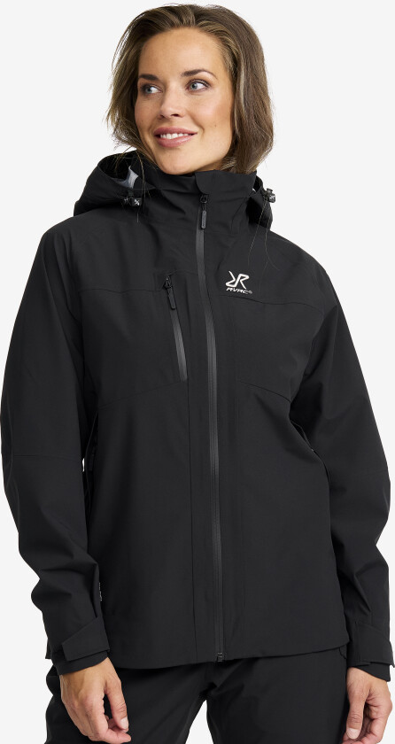 Cloud 3L Shell Jacket Dame Black, Størrelse:3XL - Skalljakke, Turjakke & Vindjakke