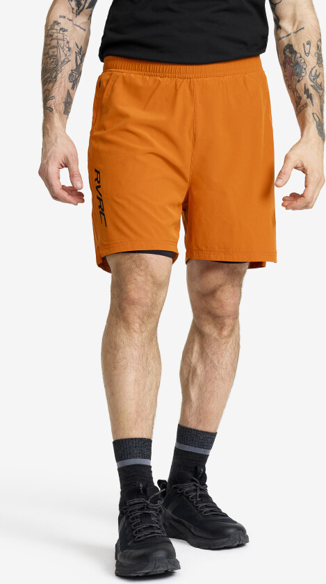 Bukser > Shorts, 2-in-1 Shorts Herre Hawaiian Sunset, Størrelse:S