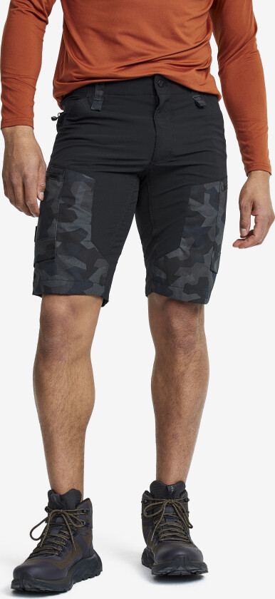 RVRC GP Shorts Herre Anthracite Camo, Størrelse:S - Bukser > Shorts