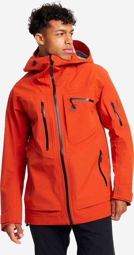 Skalljakke, Turjakke & Vindjakke, Cyclone Long 3L Jacket Herre Rooibos Tea, Størrelse:XL