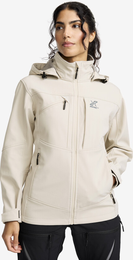 Dame > Jakker > Softshelljakker, Hiball Softshell Jacket Dame Oatmeal, Størrelse:XS